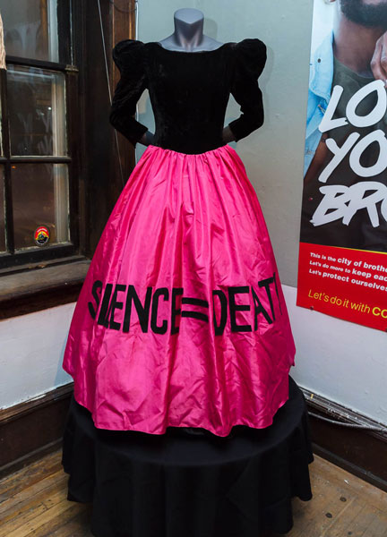 SILENCE = DEATH ball gown