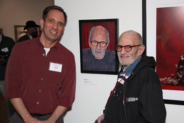 George Towne and Larry Kramer at the Leslie-Lohman Museum