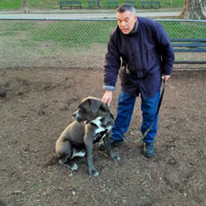 Gabriel Torres with his dog, Neo (Courtesy of Gabriel Torres)