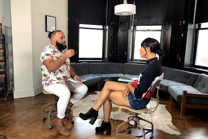 Louie Ortiz-Fonseca interviews actress Mj Rodriguez