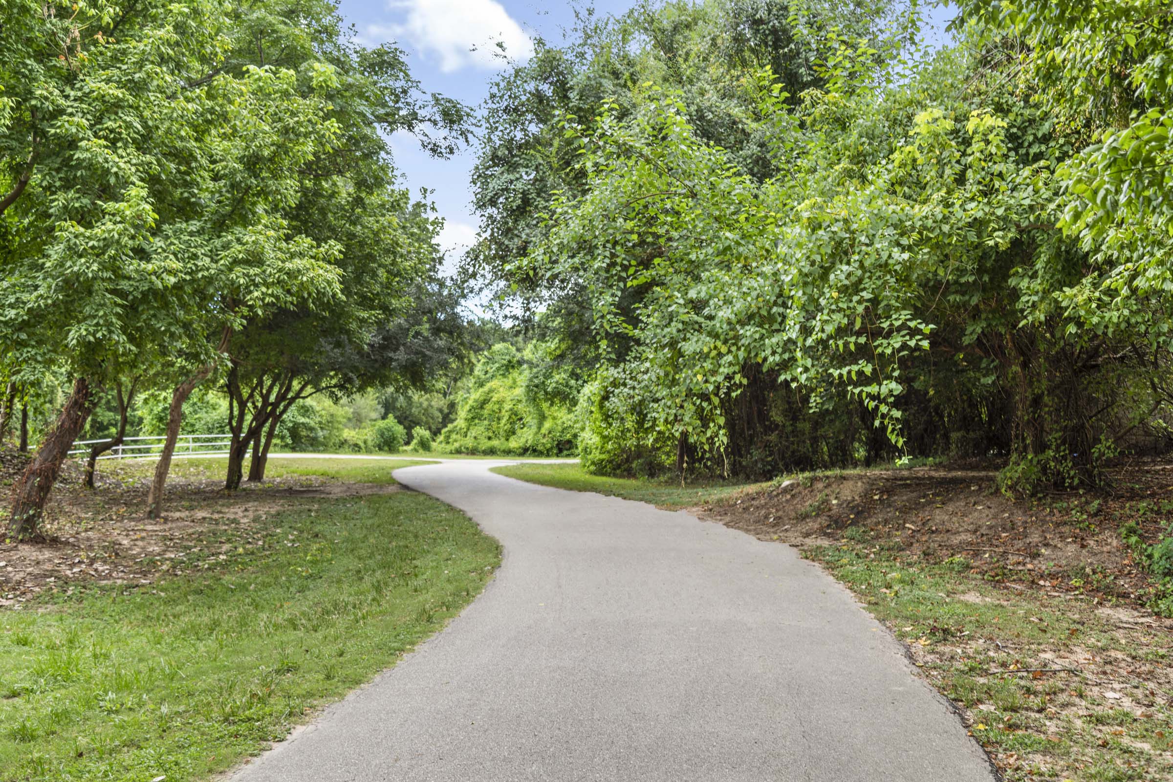 Walking and Running Trails at Terry Hershey Park near Camden Holly Springs Apartments in Houston, TX