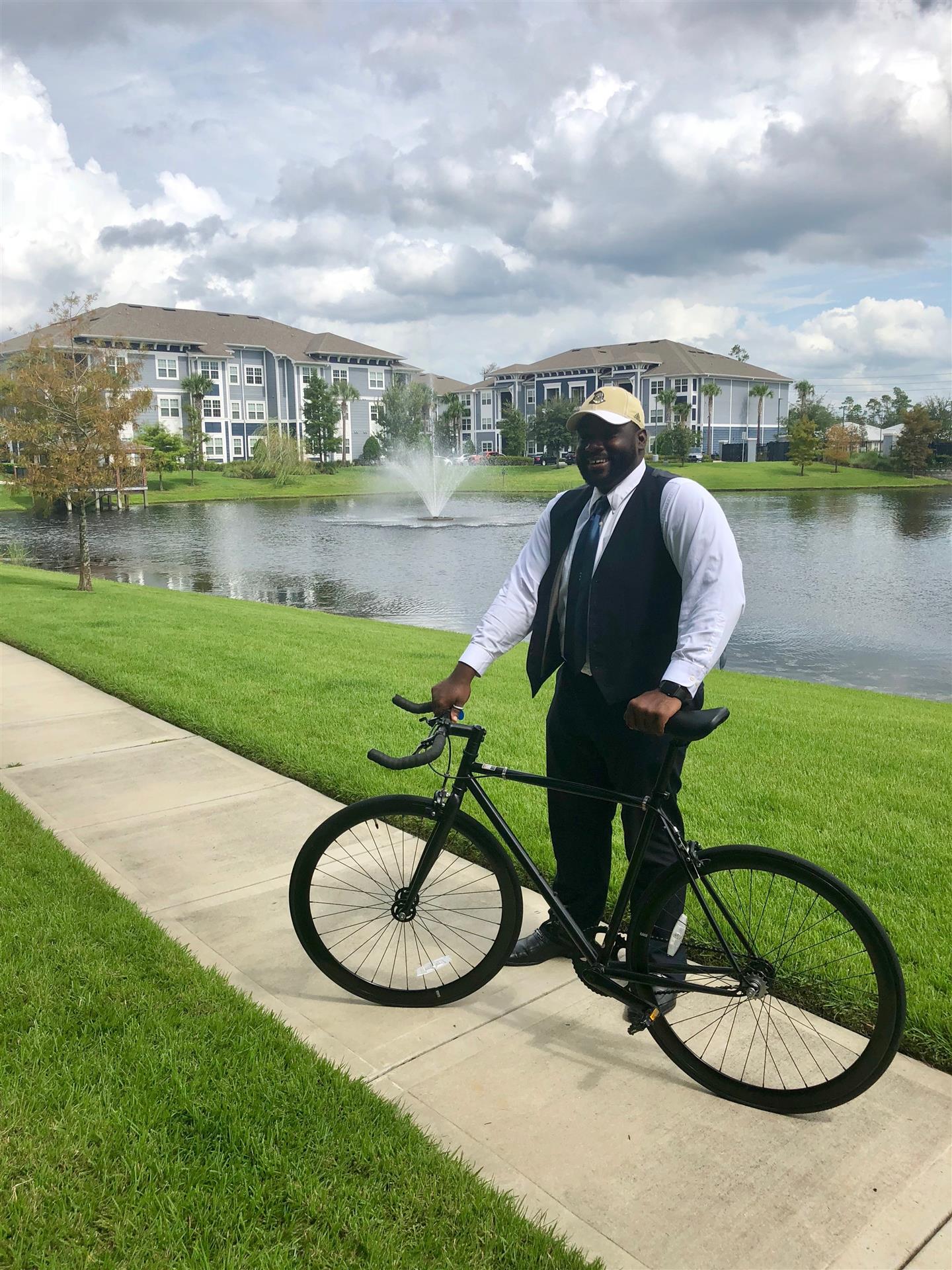 Kensley on a Bike