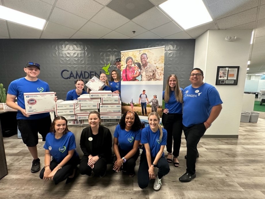 Packages from Home Group- Photo courtesy of Camden - Photo courtesy of Jourdan Garcia