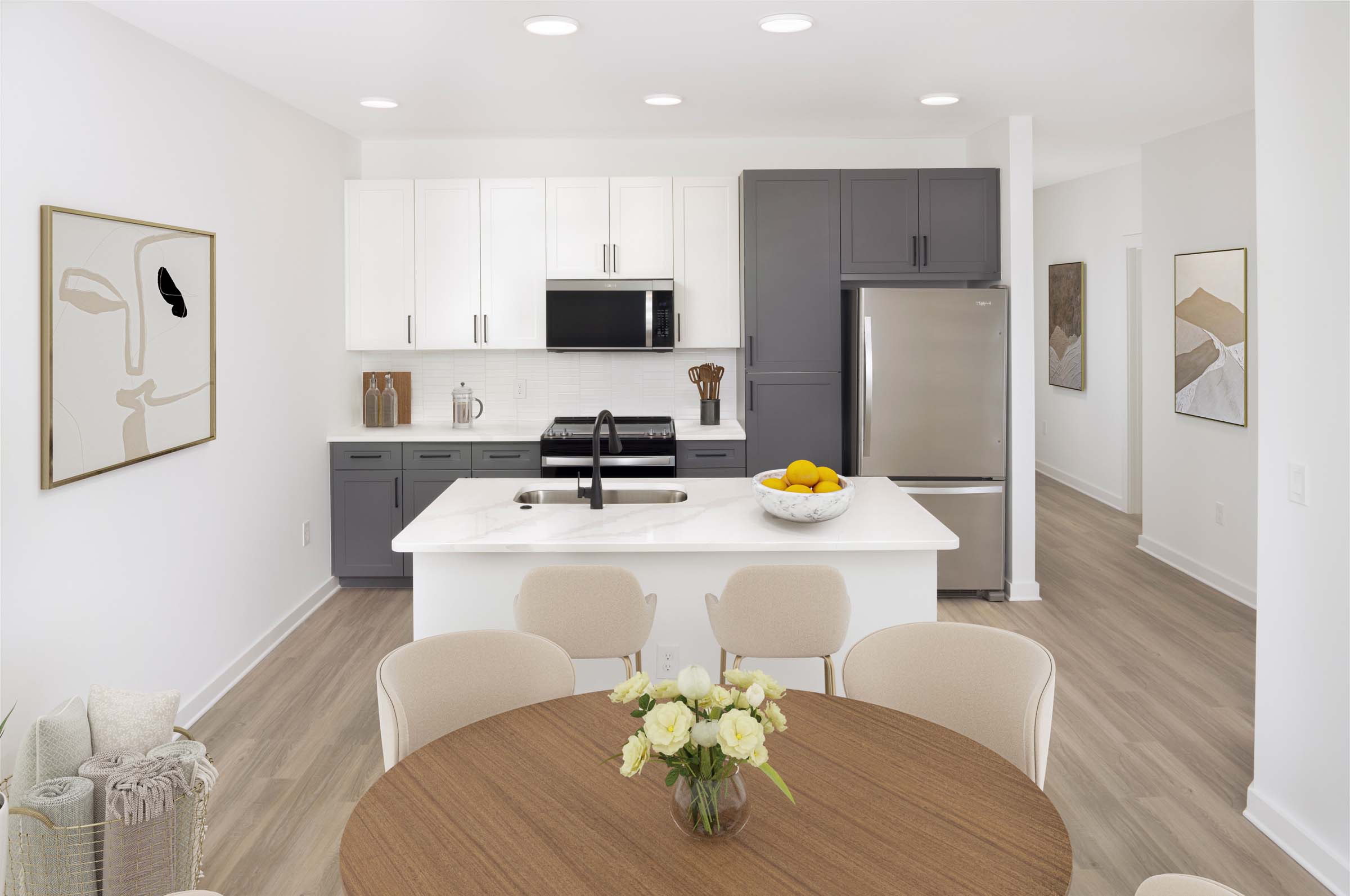 camden south charlotte apartments charlotte sc open concept living and dining