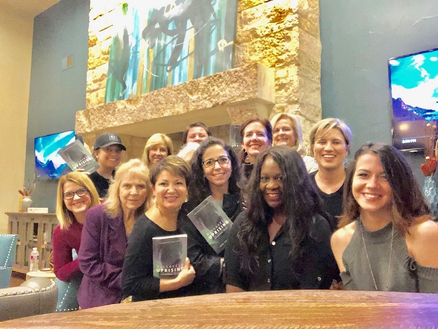 book-club-group-neighbors-camden-victory-party-dallas-texas