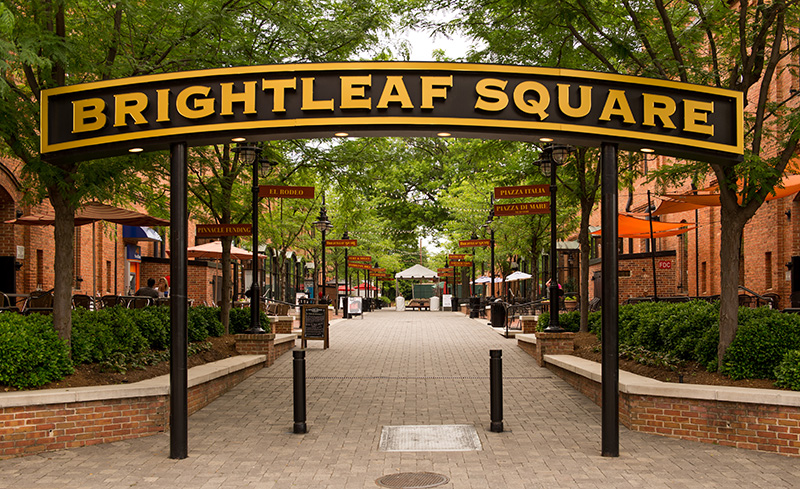 Historic Brightleaf Square, photo courtesy of historicbrightleaf.com