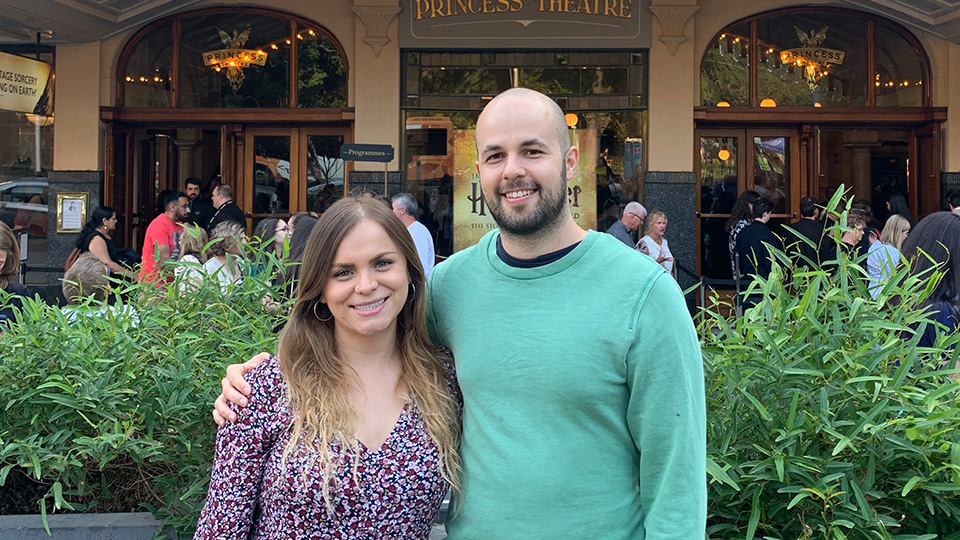 Us at the Harry Potter Play
