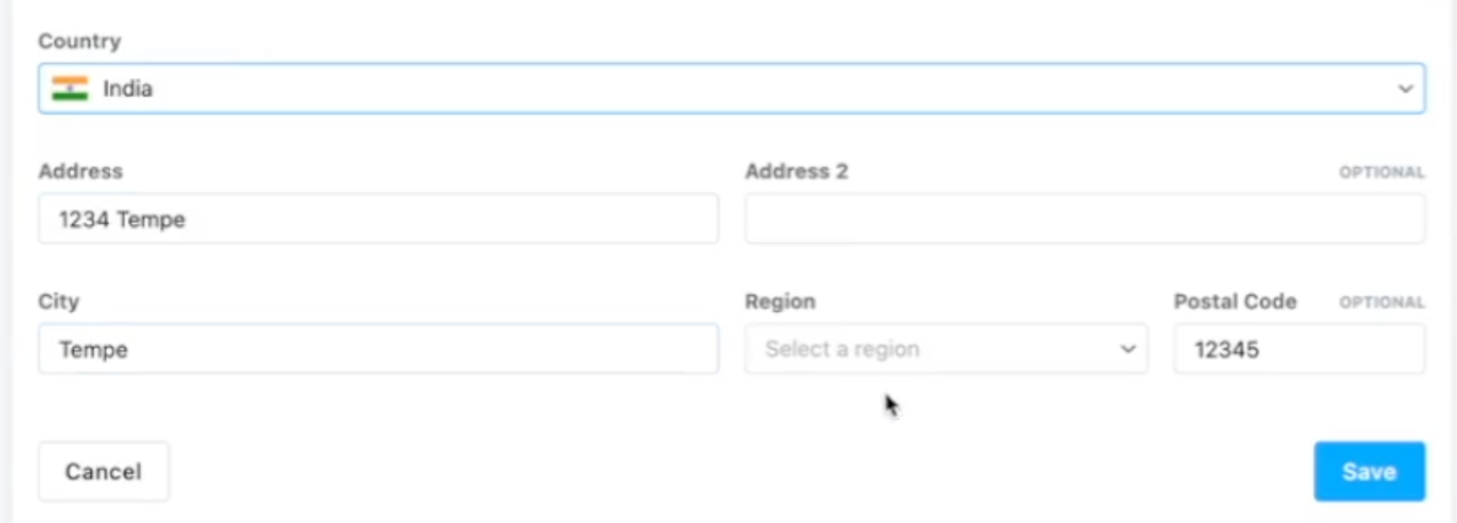 06 Change Address Back 1