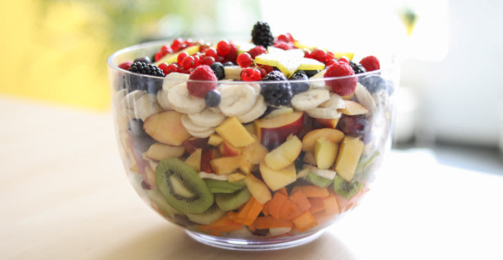 Frischer Obstsalat Frischer Obstsalat