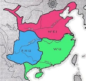 China Three Kingdom map - shu wei wu