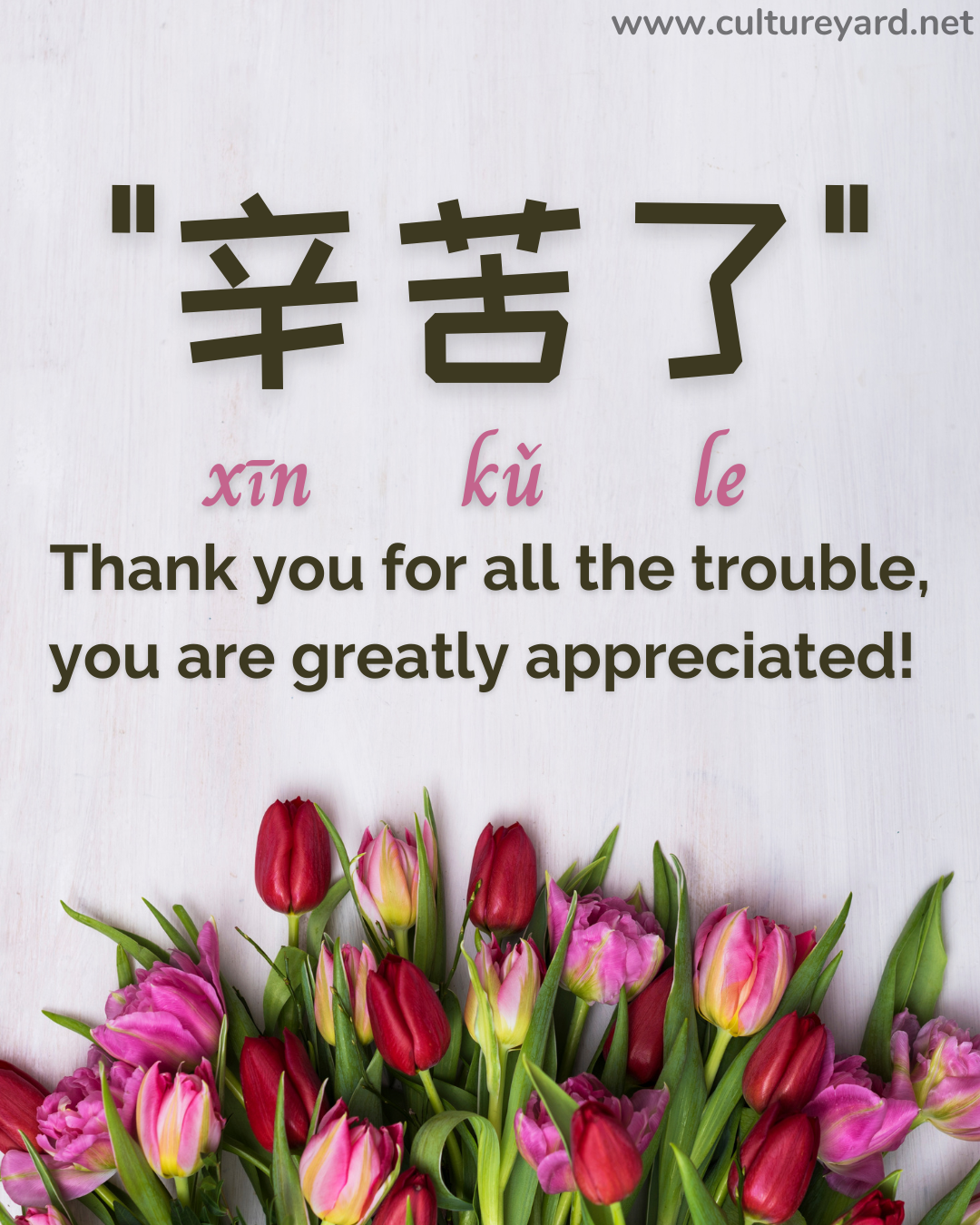 how to say thank you in Chinese