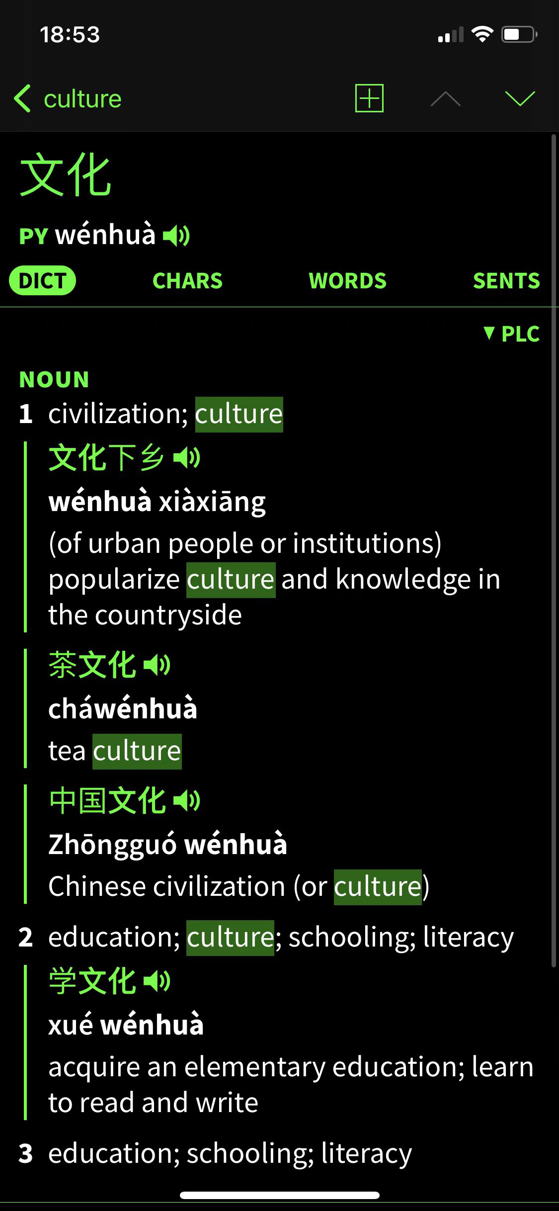 pleco chinese dictionary app 2