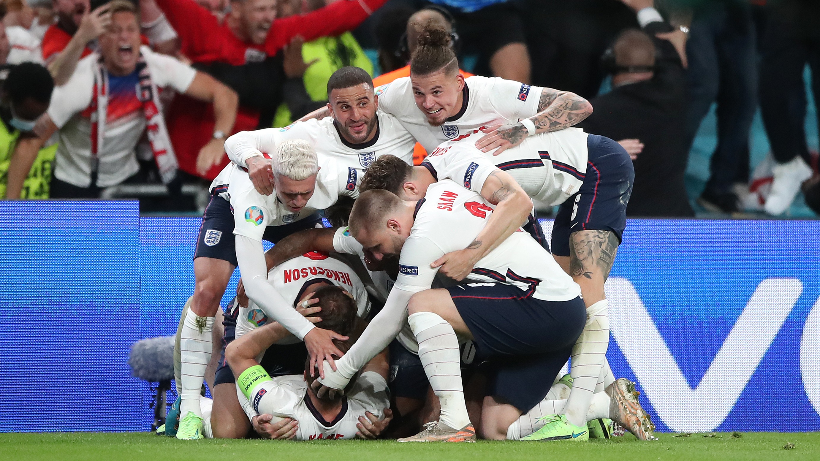 England Unites After Victory Over Denmark In Euro 2020 Semi Final ITV