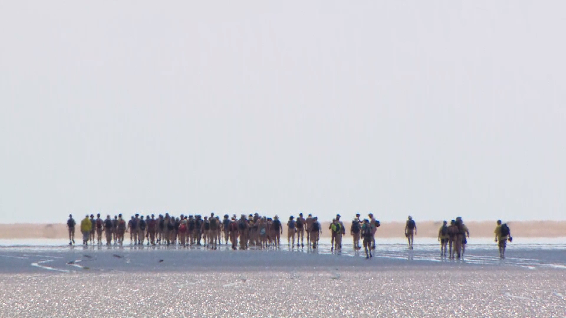 Morecambe Bay S First Ever Naked Walk For The British Heart Foundation