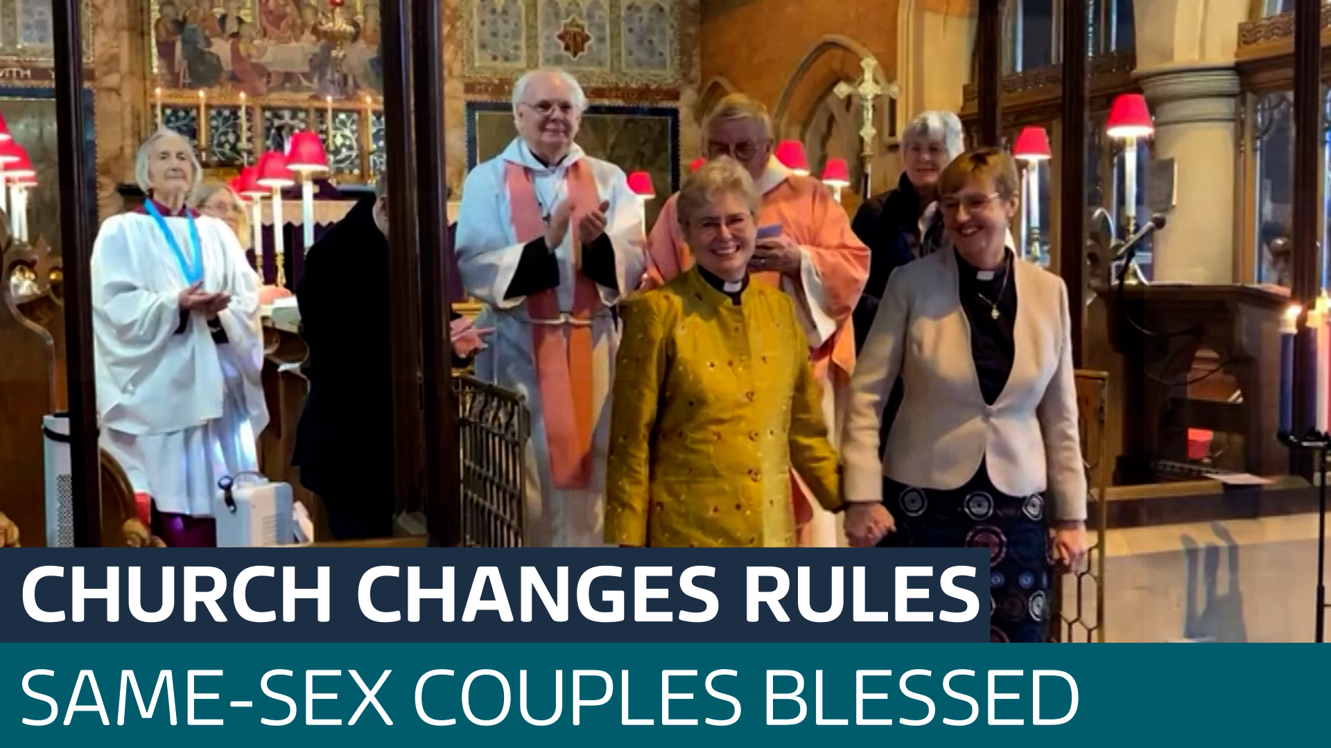 First Same Sex Couples Receiving Blessings After Church Of England Rule