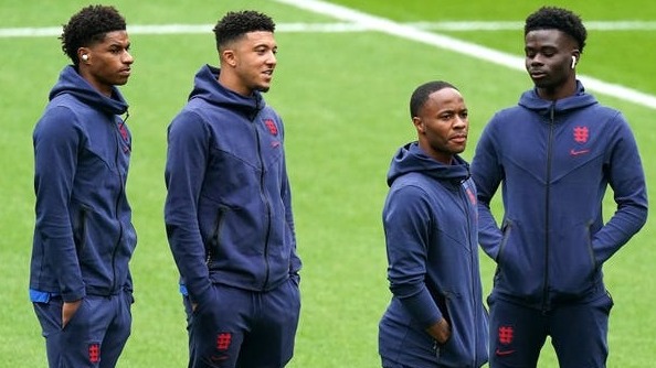 Mural Honouring Marcus Rashford Bukayo Saka And Jadon Sancho Defaced