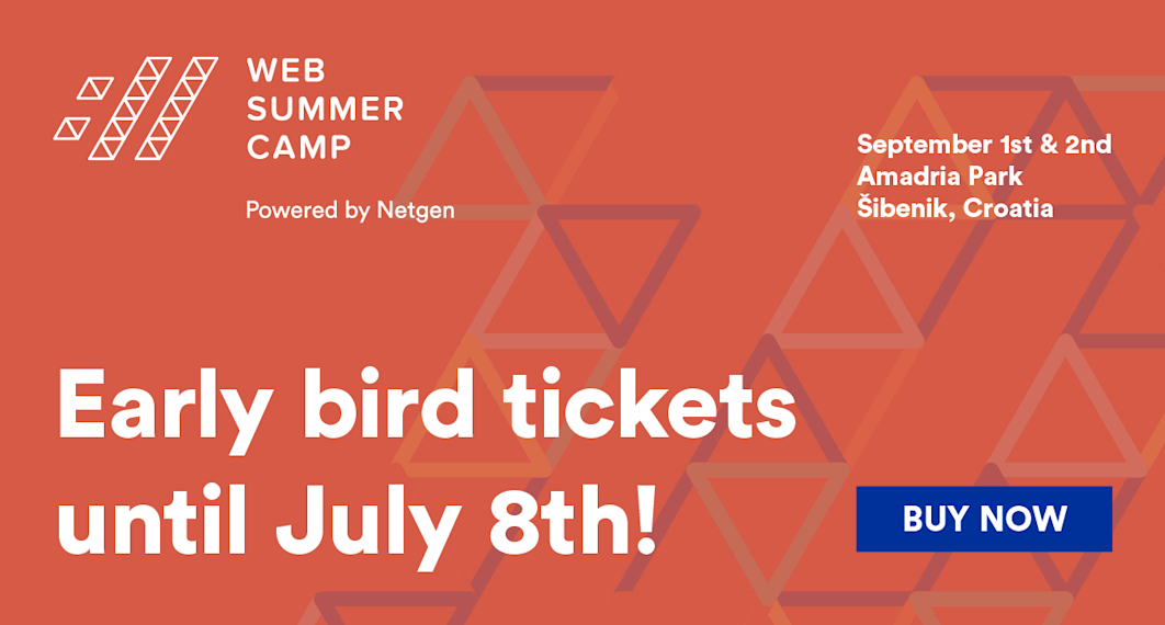 You can still get your early bird ticket - until July 8th