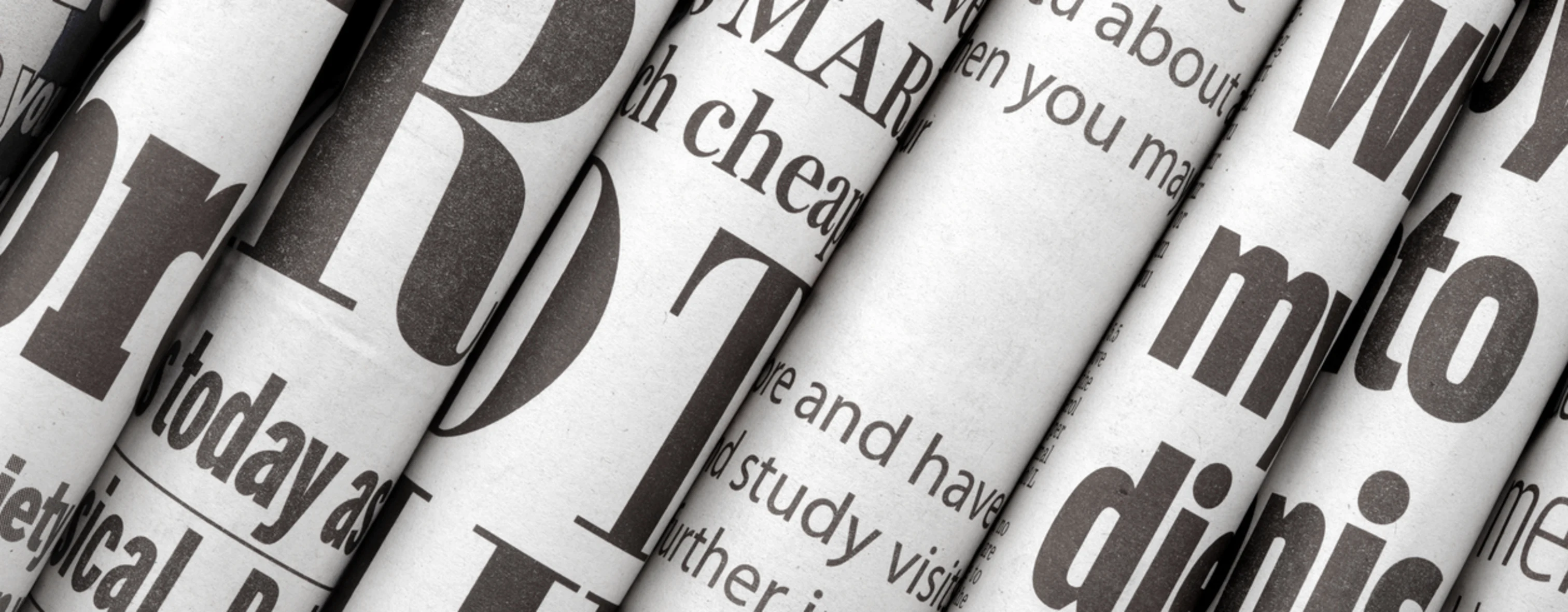 View of newspapers