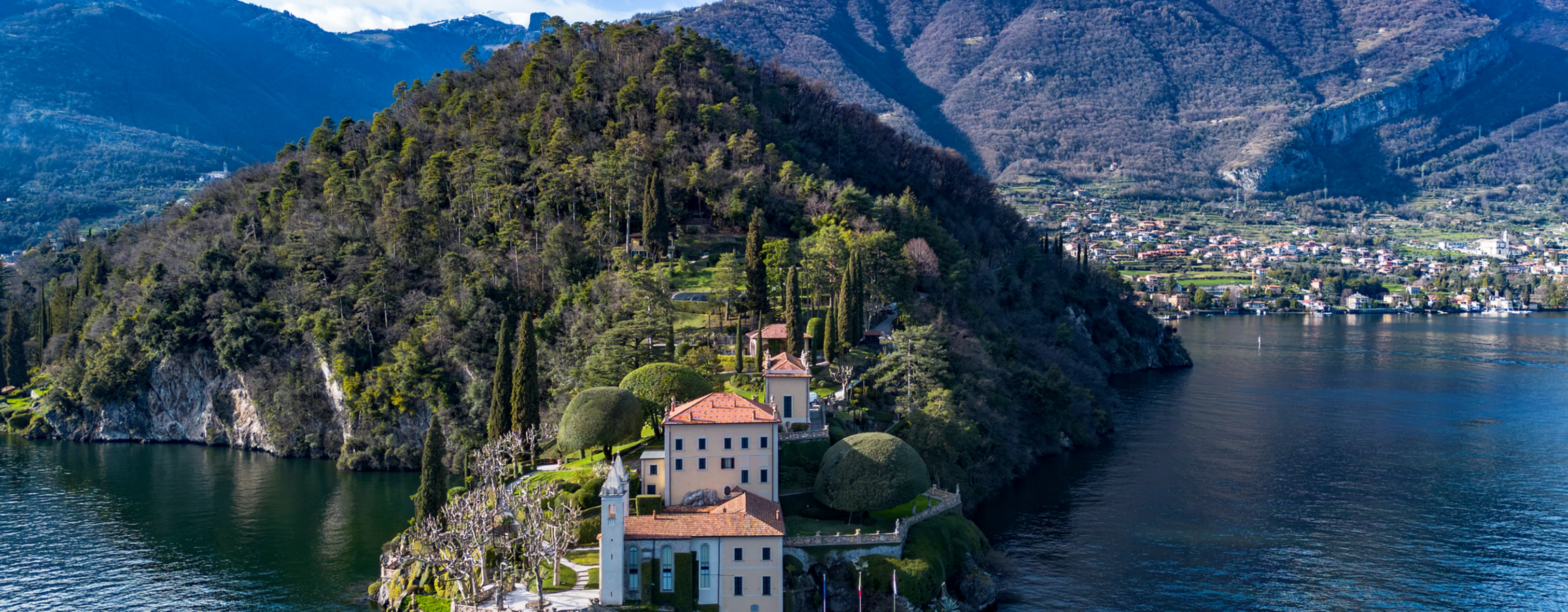 Tremezzina vista dall'alto