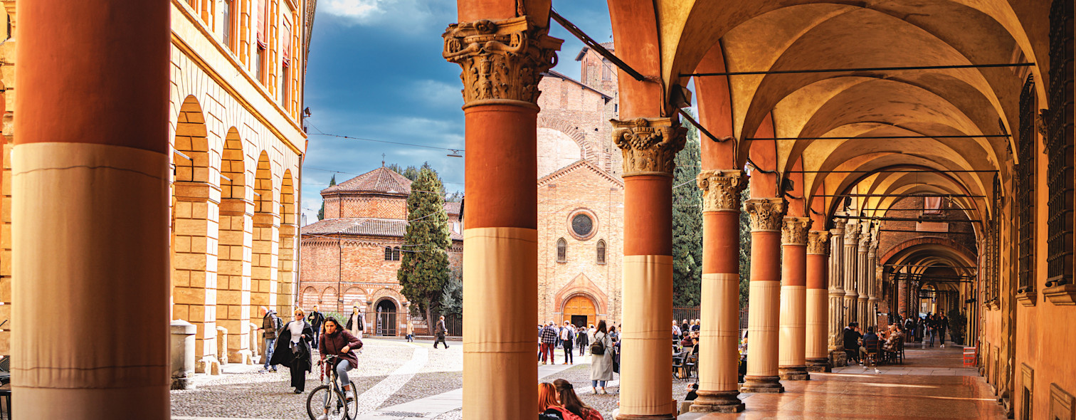 The arcades of Bologna
