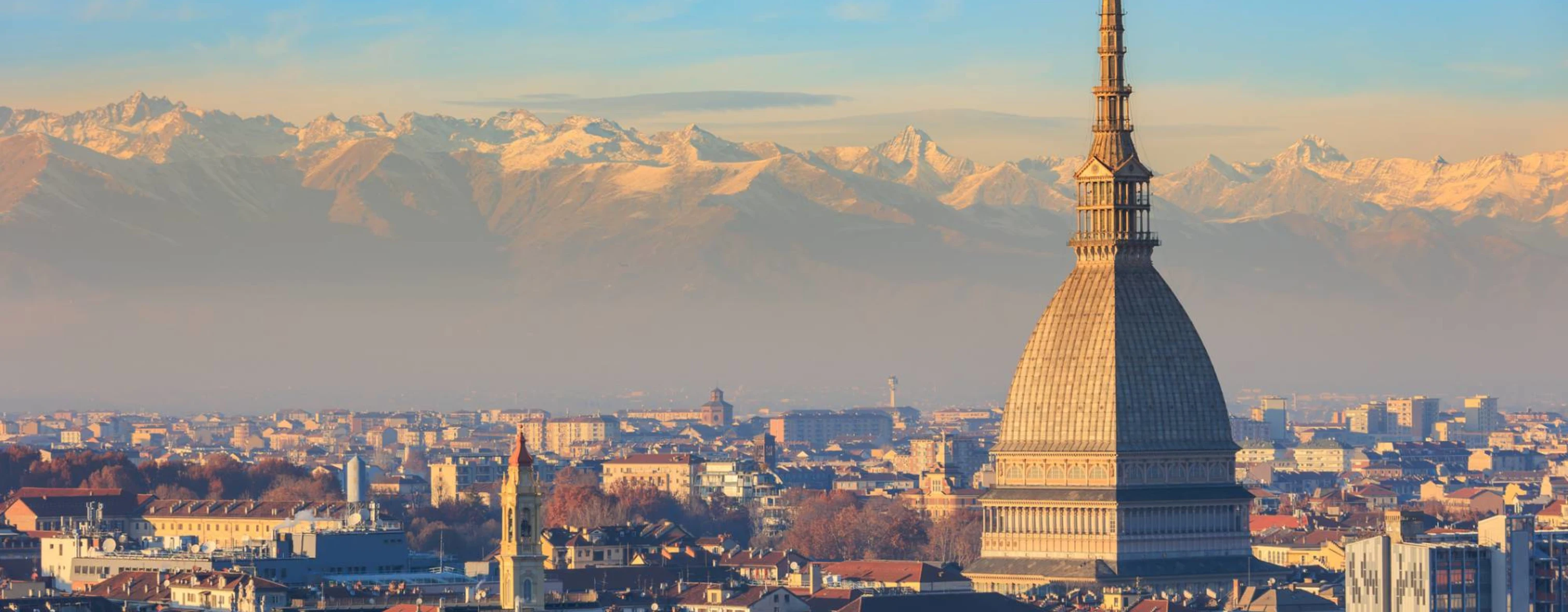 View of the city of Turin, Italy
