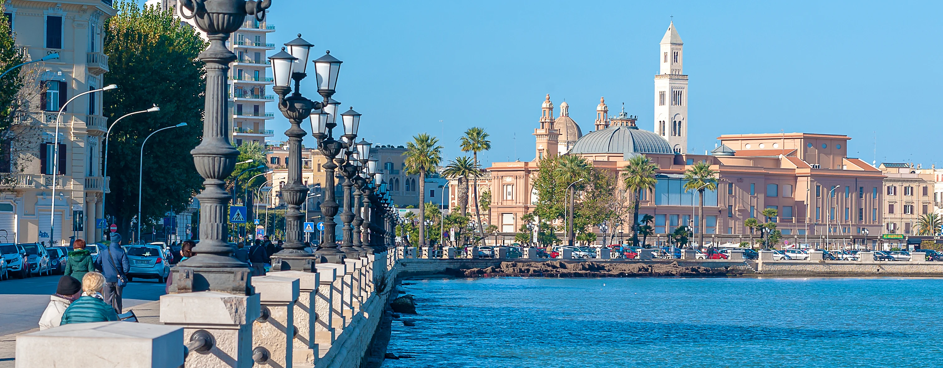 Il lungomare di Bari