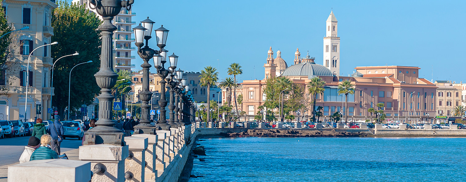 The waterfront of Bari