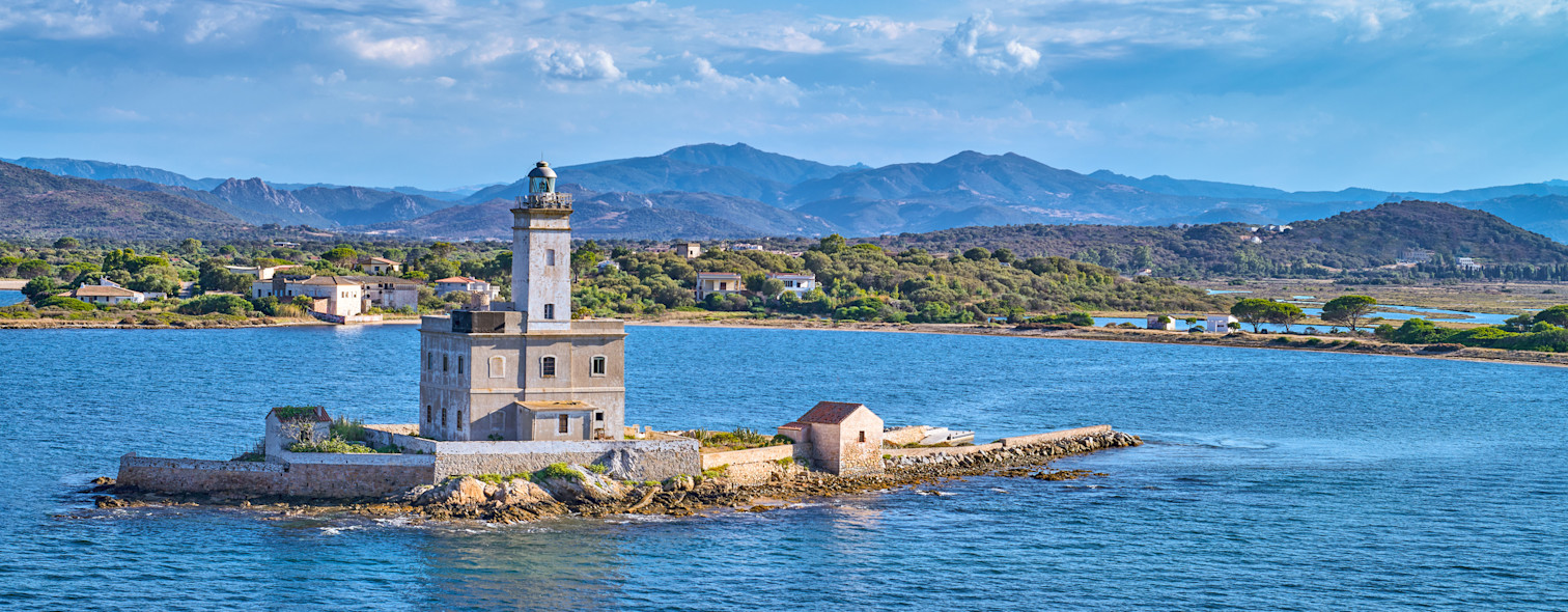 Isola della Bocca all'interno del golfo di Olbia