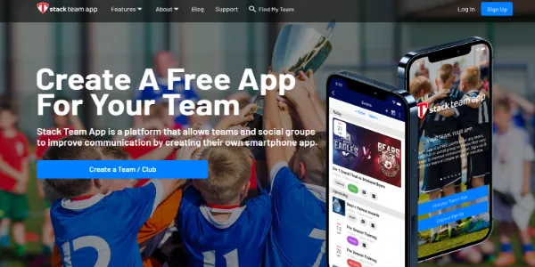 You can create a personalized app for your team using TeamApp.