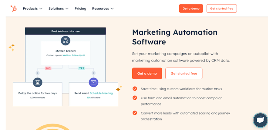 marketing automation tools hubspot