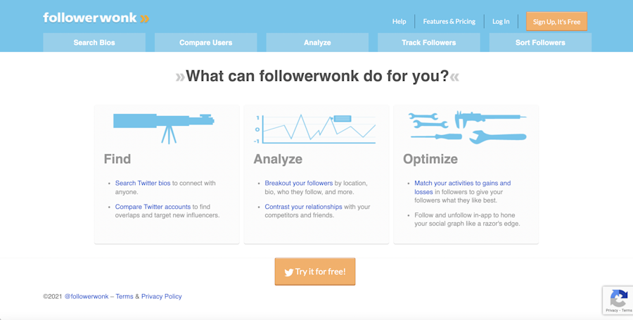 Followerwonk website