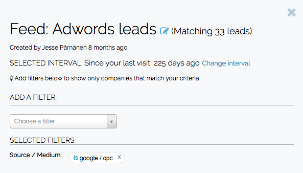 AdWords leads