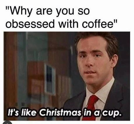 Ryan Reynolds coffee meme