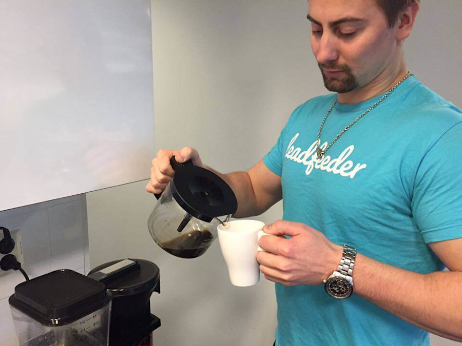 pour me coffee and i excel