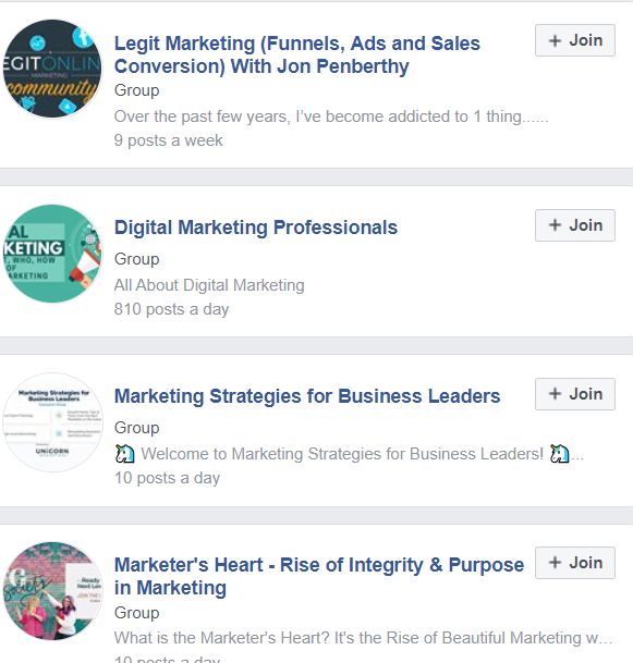 b2b lead generation facebook groups