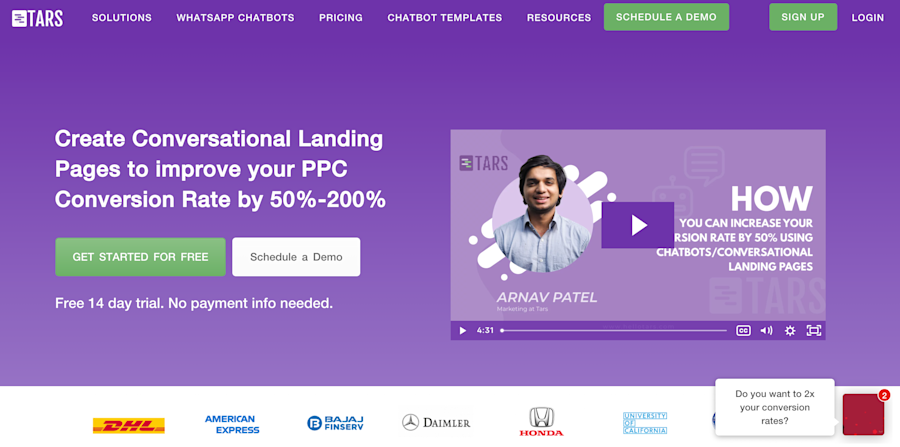 lead generation tools tars