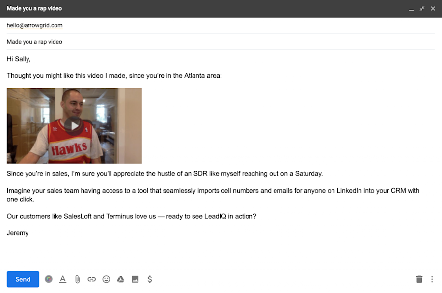 b2b sales leads videos