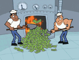 burn money furnace