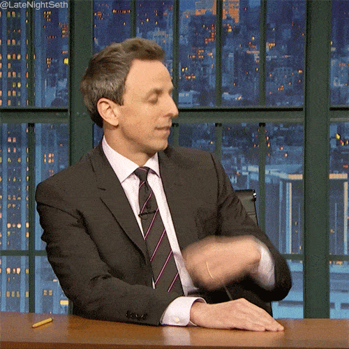 sales scheduling seth meyers reaction