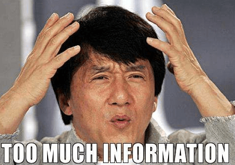 fluff info overload reaction
