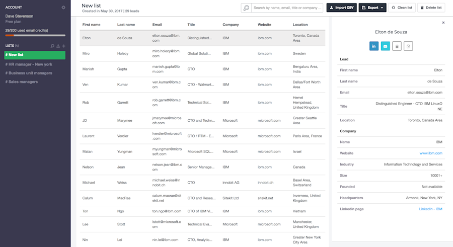 Best sales prospecting tools: Skrapp