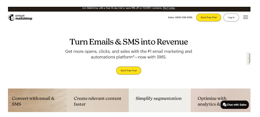 Marketing Automation Tools Mailchimp