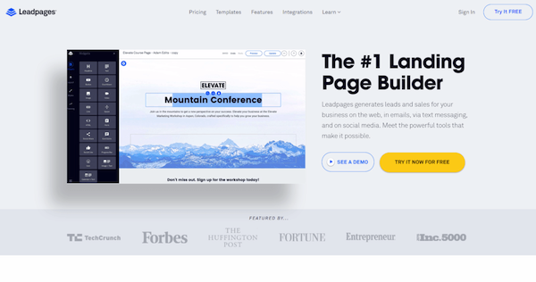 top lead generation tools leadpages