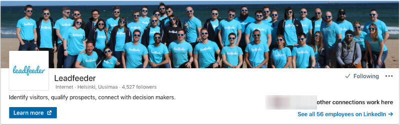 linkedin company page