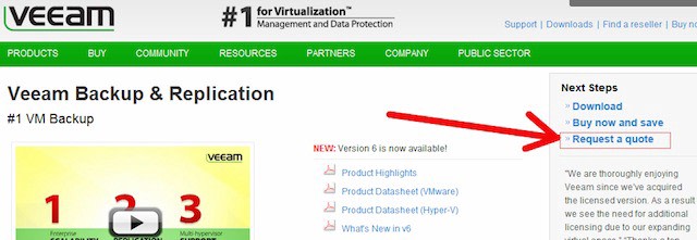 b2b lead generation veeam quote