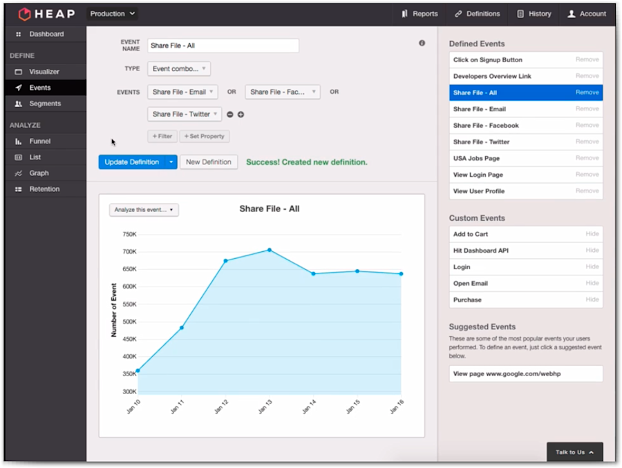 Google Analytics alternatives: Heap