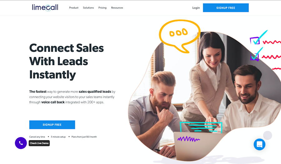 top lead generation tools limecall