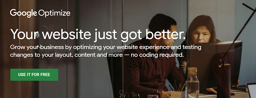 b2b content marketing google optimize