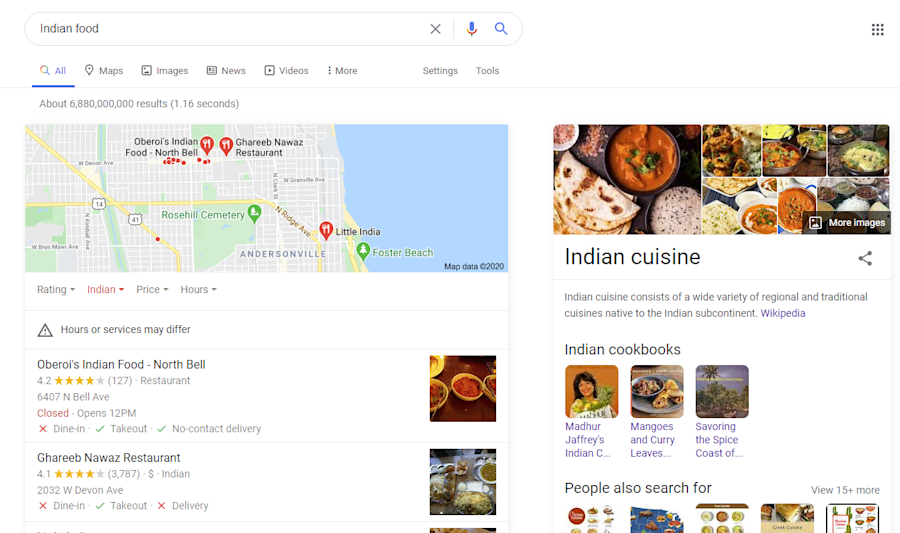 b2b content marketing google maps