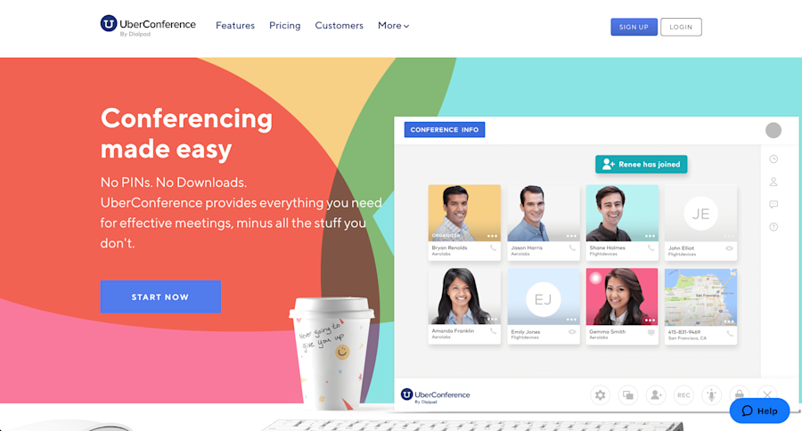 Best sales prospecting tools: UberConference